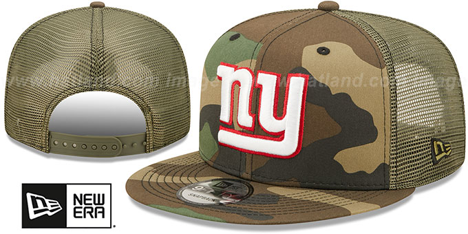 Giants 'ARMY CAMO TRUCKER' Hat by New Era