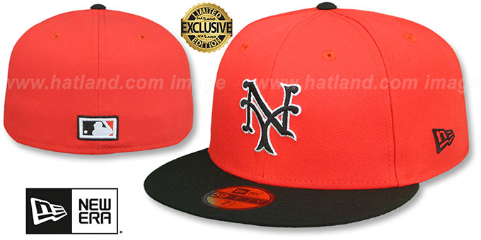 Giants 'COOPERPACK' Orange-Black Fitted Hat by New Era