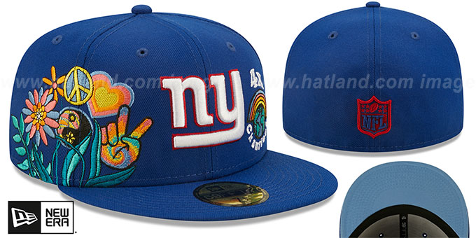 Giants 'GROOVY' Royal Fitted Hat by New Era