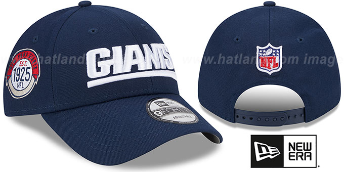 Giants 'HISTORIC SIDELINE SNAPBACK' Navy Hat by New Era