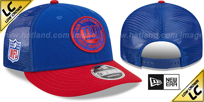 Giants 'LP TRUCKER SIDELINE SNAPBACK' Royal-Red Hat by New Era