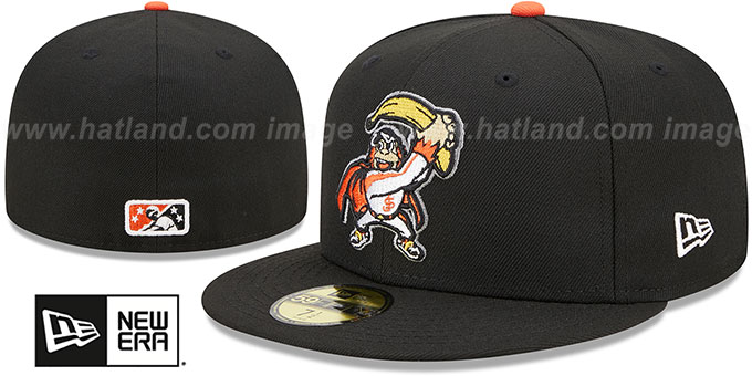 Giants 'MILB MARVEL DEFENDERS' Black Fitted Hat by New Era