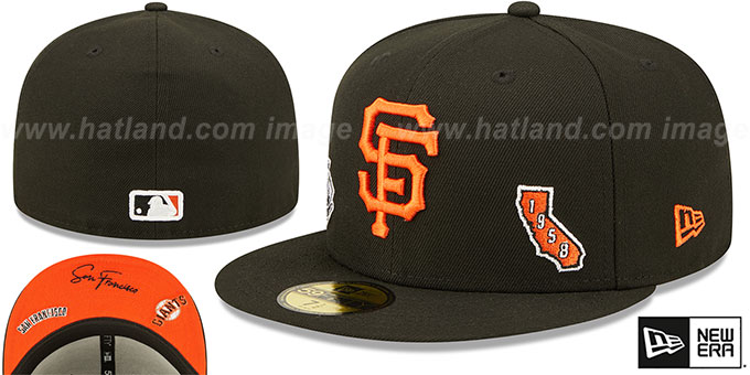 Giants 'TRIPLE THREAT IDENTITY' Black Fitted Hat by New Era