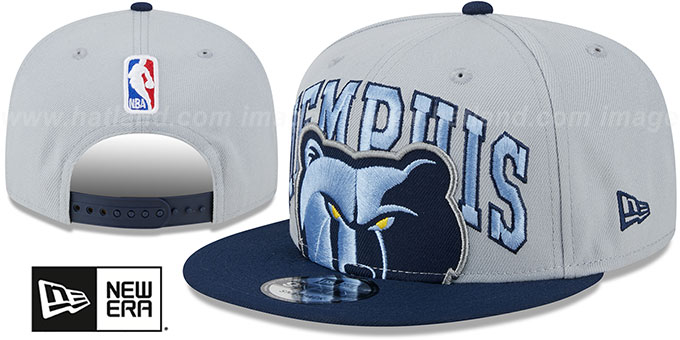 Grizzlies '2023 TIP OFF SNAPBACK' Grey-Navy Hat by New Era