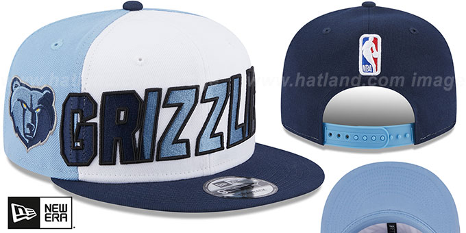 Grizzlies 'COLOR BLOCK BACK HALF SNAPBACK' Hat by New Era