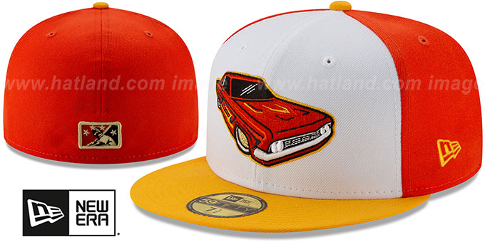 Grizzlies 'COPA' White-Orange-Gold Fitted Hat by New Era