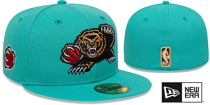 Grizzlies 'NBA CLASSIX' Teal Fitted Hat by New Era