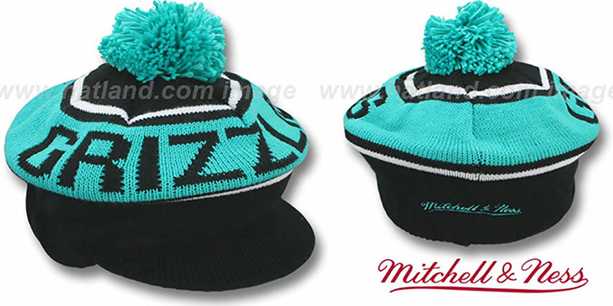 Grizzlies 'RERUN KNIT BEANIE' by Mitchell and Ness