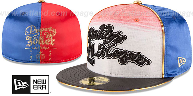 Harley Quinn 'DADDYs LIL MONSTER' Fitted Hat by New Era