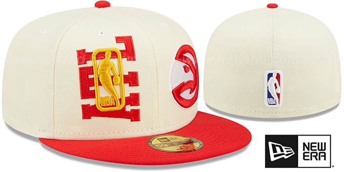 Hawks '2022 NBA DOUBLE WHAMMY DRAFT' Fitted Hat by New Era