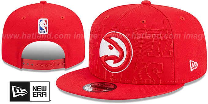 Hawks 2023 'NBA DRAFT SNAPBACK' Red Hat by New Era