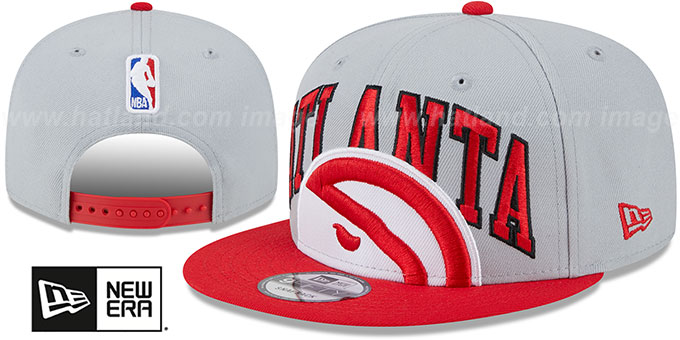 Hawks '2023 TIP OFF SNAPBACK' Grey-Red Hat by New Era