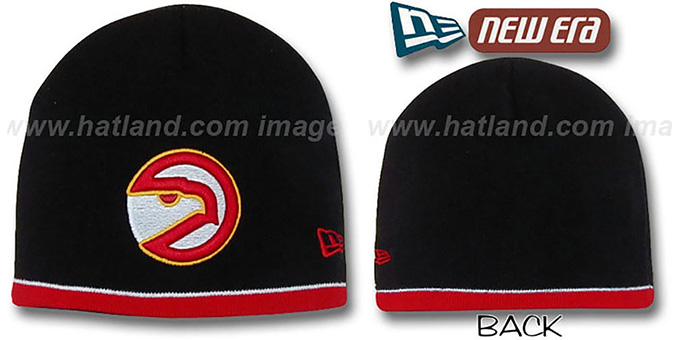 Hawks 'OLD SCHOOL TOQUE' Black Knit Hat by New Era