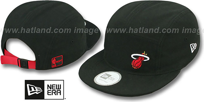 Heat 'FLAWLESS CAMPER STRAPBACK' Black Hat by New Era