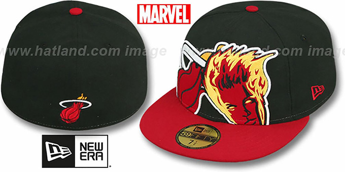 Heat 'HERO-HCL' Black-Red Fitted Hat by New Era