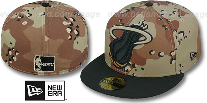 Heat 'MIGHTY-XL' Desert Storm Camo Fitted Hat by New Era