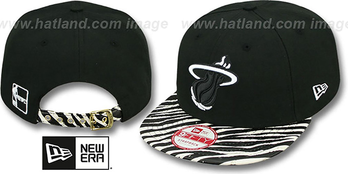 Heat 'OSTRICH-ZEBRA STRAPBACK' Hat by New Era