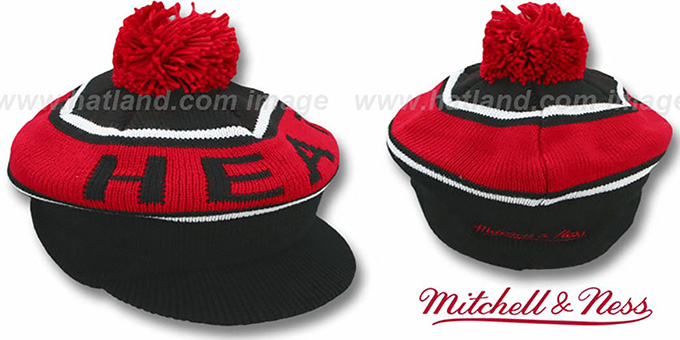 Heat 'RERUN KNIT BEANIE' by Mitchell and Ness