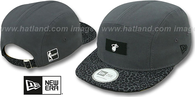 Heat 'SAFARI CAMPER STRAPBACK' Grey Hat by New Era