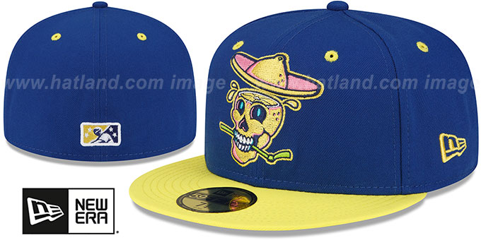 Hillcats 'COPA' Navy-Yellow Fitted Hat by New Era