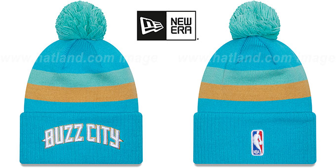 Hornets 23-24 'CITY-EDITION' Knit Beanie Hat by New Era