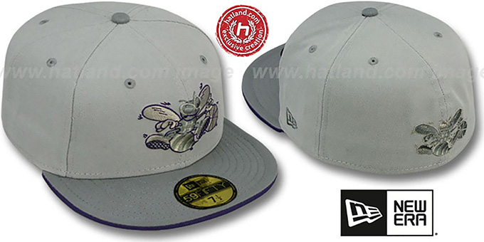 Hornets '2T HWC GREY-POP' Fitted Hat by New Era