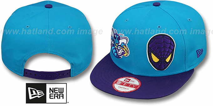 Hornets 'DOUBLE-WHAM SPIDERMAN SNAPBACK' Hat by New Era