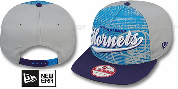 Hornets 'ESPN BRICK A-FRAME SNAPBACK' Hat by New Era