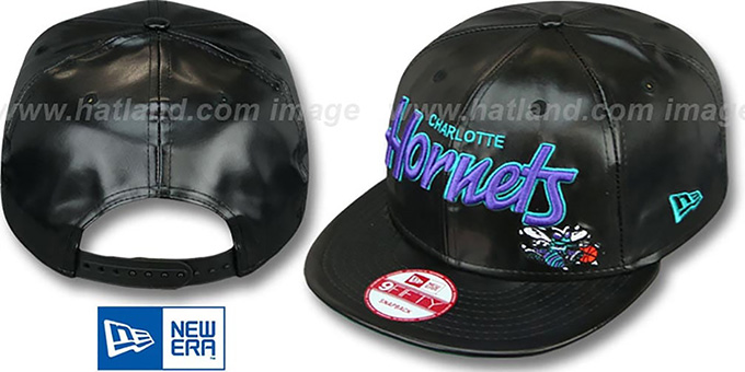 Hornets 'REDUX SNAPBACK' Black Hat by New Era