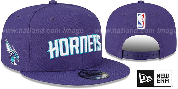 Hornets 'STATEMENT SNAPBACK' Purple Hat by New Era