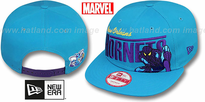 Hornets 'TEAM-HERO SNAPBACK' Teal Hat by New Era