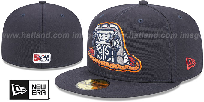 Hot Rods 'THEME NIGHT' Navy Fitted Hat by New Era