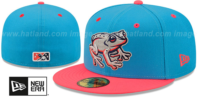 IronPigs 'COPA' Blue-Pink Fitted Hat by New Era