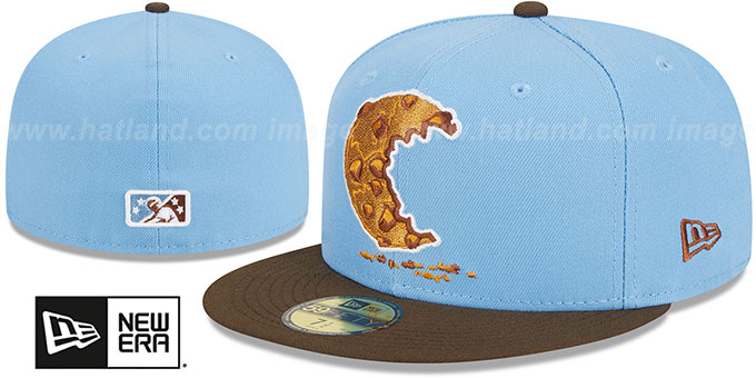 IronBirds 'THEME NIGHT' Sky-Brown Fitted Hat by New Era