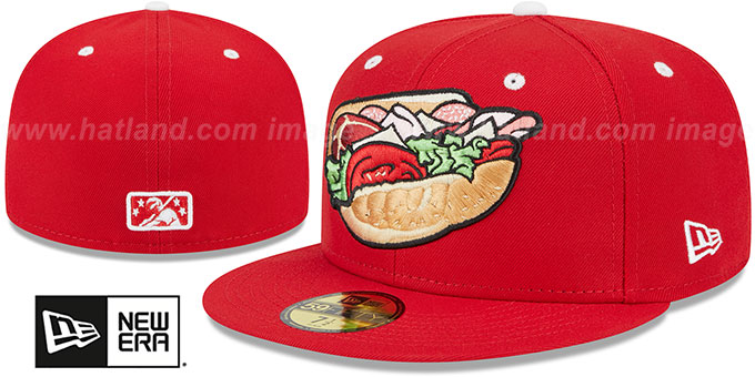 IronPigs 'THEME NIGHT' Red Fitted Hat by New Era