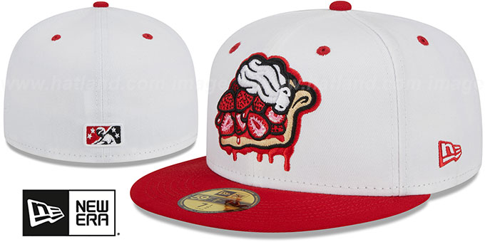 IronPigs 'THEME NIGHT' White-Red Fitted Hat by New Era