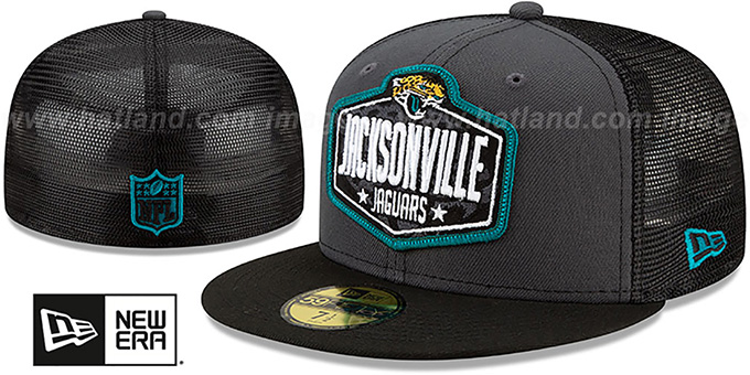 Jaguars '2021 NFL TRUCKER DRAFT' Fitted Hat by New Era