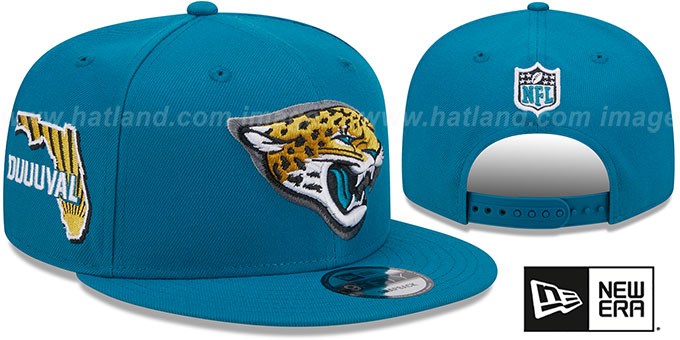 Jaguars 2024 'NFL DRAFT SNAPBACK' Teal Hat by New Era