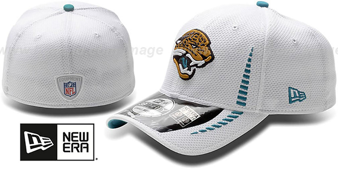 Jaguars 'NFL TRAINING FLEX' White Hat by New Era