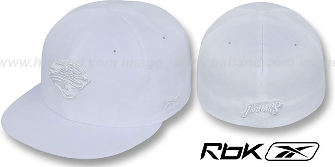 Jaguars 'NFL-WHITEOUT' Fitted Hat by Reebok