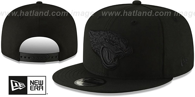 Jaguars 'TEAM-BASIC BLACKOUT SNAPBACK' Hat by New Era