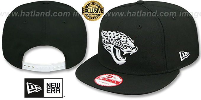 Jaguars 'TEAM-BASIC SNAPBACK' Black-White Hat by New Era