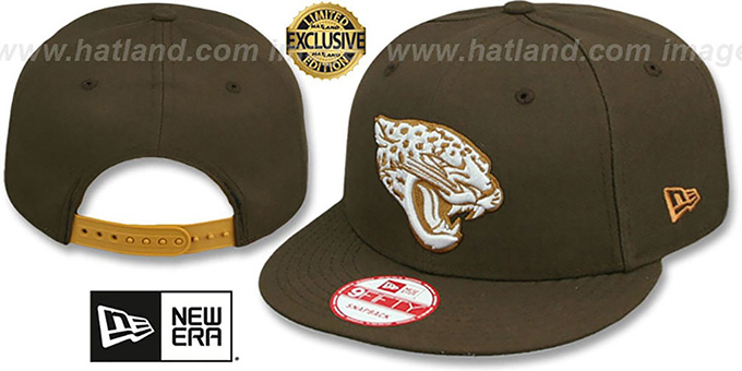 Jaguars 'TEAM-BASIC SNAPBACK' Brown-Wheat Hat by New Era