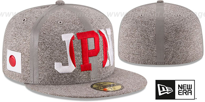 Japan 'PRIDE FLECT' Grey Fitted Hat by New Era