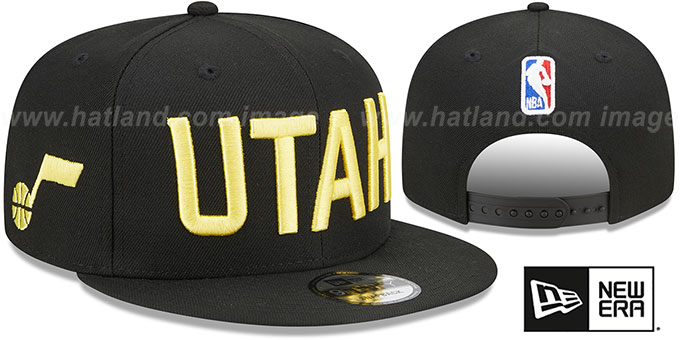 Jazz 'STATEMENT SNAPBACK' Black Hat by New Era