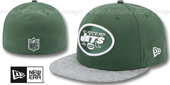 Jets '2014 NFL DRAFT' Green Fitted Hat by New Era