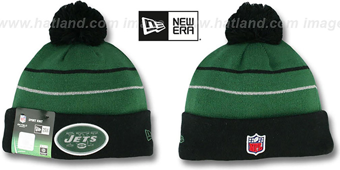 Jets 'THANKSGIVING DAY' Knit Beanie Hat by New Era