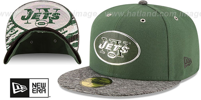 Jets '2016 NFL DRAFT' Fitted Hat by New Era