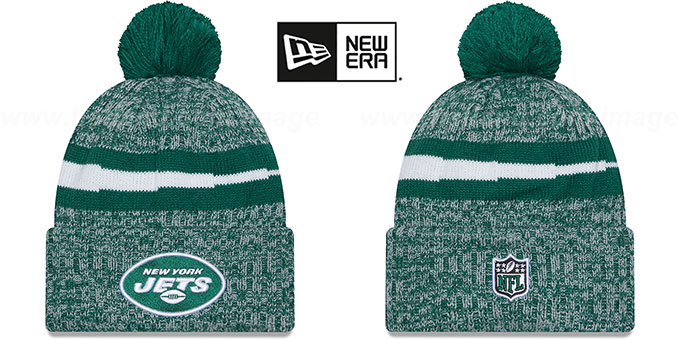 Jets 2023 'SIDELINE' Knit Beanie Hat by New Era