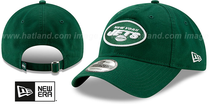 Jets 'CORE-CLASSIC STRAPBACK' Green Hat by New Era